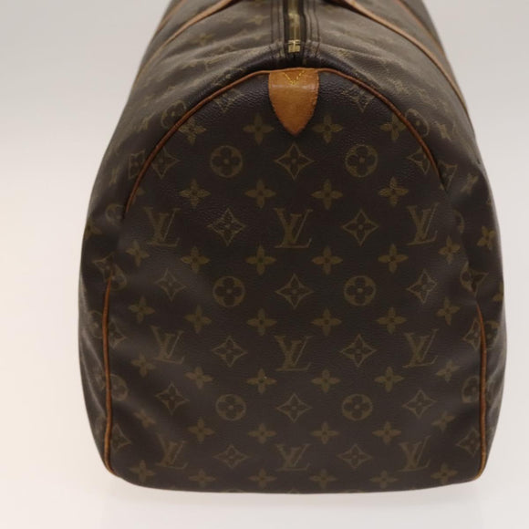 LOUIS VUITTON Monogram Keepall 55 Boston Bag M41424 LV Auth 140879