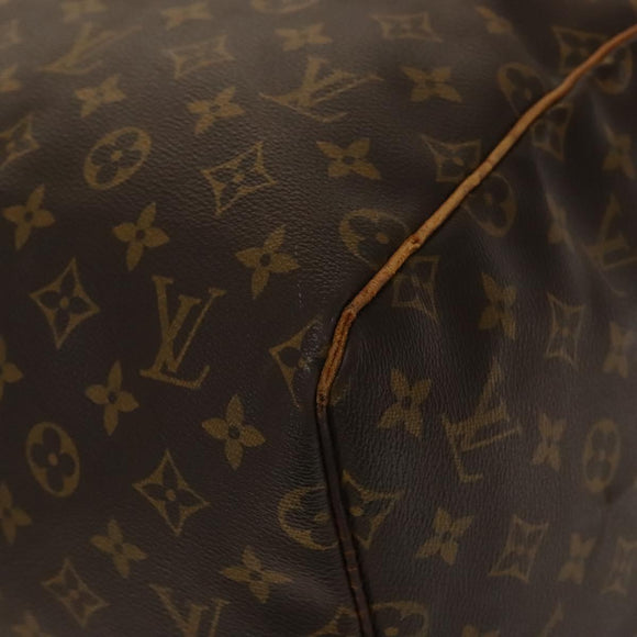 LOUIS VUITTON Monogram Keepall 55 Boston Bag M41424 LV Auth 140880