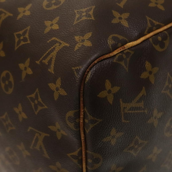 LOUIS VUITTON Monogram Keepall 55 Boston Bag M41424 LV Auth 140880