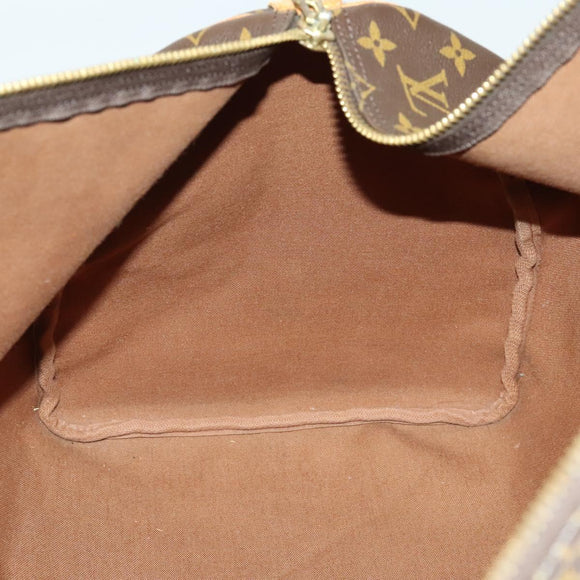 LOUIS VUITTON Monogram Keepall 55 Boston Bag M41424 LV Auth 140880