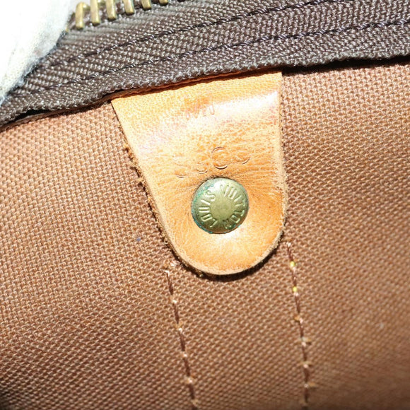 LOUIS VUITTON Monogram Keepall 55 Boston Bag M41424 LV Auth 140880