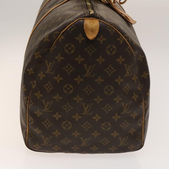 LOUIS VUITTON Monogram Keepall 55 Boston Bag M41424 LV Auth 140880