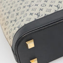 LOUIS VUITTON Monogram Mini Alma Haut Hand Bag Blue M92202 LV Auth 140886-16