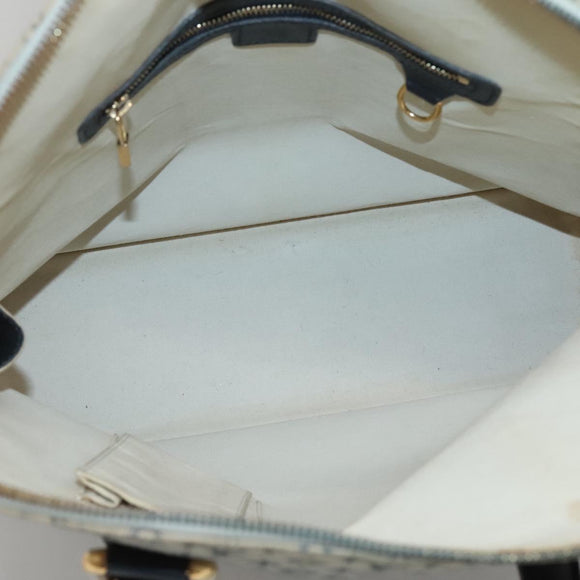 LOUIS VUITTON Monogram Mini Alma Haut Hand Bag Blue M92202 LV Auth 140886