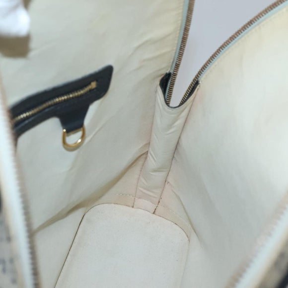 LOUIS VUITTON Monogram Mini Alma Haut Hand Bag Blue M92202 LV Auth 140886