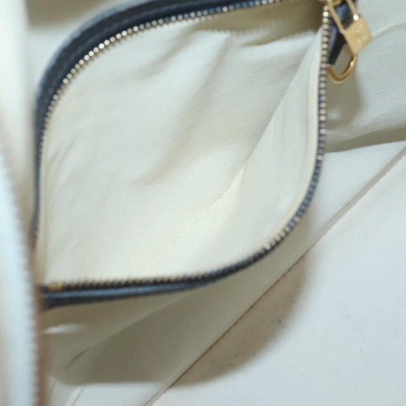 LOUIS VUITTON Monogram Mini Alma Haut Hand Bag Blue M92202 LV Auth 140886