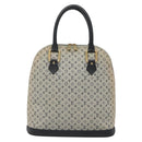 LOUIS VUITTON Monogram Mini Alma Haut Hand Bag Blue M92202 LV Auth 140886-13