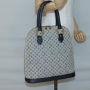 LOUIS VUITTON Monogram Mini Alma Haut Hand Bag Blue M92202 LV Auth 140886-21