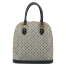 LOUIS VUITTON Monogram Mini Alma Haut Hand Bag Blue M92202 LV Auth 140886-2