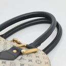 LOUIS VUITTON Monogram Mini Alma Haut Hand Bag Blue M92202 LV Auth 140886-8