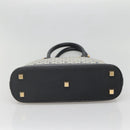 LOUIS VUITTON Monogram Mini Alma Haut Hand Bag Blue M92202 LV Auth 140886-5