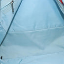 CHANEL New Travel Line Tote Bag Nylon Light Blue Silver CC Auth 140891-11