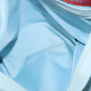 CHANEL New Travel Line Tote Bag Nylon Light Blue Silver CC Auth 140891-19