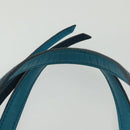 Salvatore Ferragamo Hand Bag Leather Blue Gold Auth 140893-8