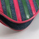 PRADA Shoulder Bag Denim Blue Auth 140894V-17