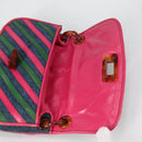 PRADA Shoulder Bag Denim Blue Auth 140894V-20