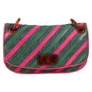 PRADA Shoulder Bag Denim Blue Auth 140894V-13