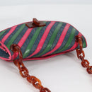 PRADA Shoulder Bag Denim Blue Auth 140894V-7