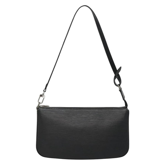 LOUIS VUITTON Epi Pochette Accessoires Accessory Pouch Black M52982 Auth 140897
