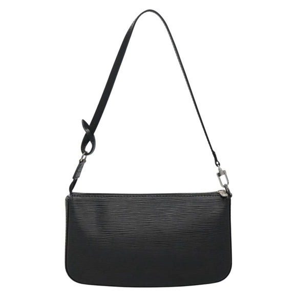 LOUIS VUITTON Epi Pochette Accessoires Accessory Pouch Black M52982 Auth 140897