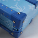 LOUIS VUITTON Monogram Clouds Trunk Clutch Blue White M20403 Auth 140899SM-10