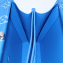 LOUIS VUITTON Monogram Clouds Trunk Clutch Blue White M20403 Auth 140899SM-18