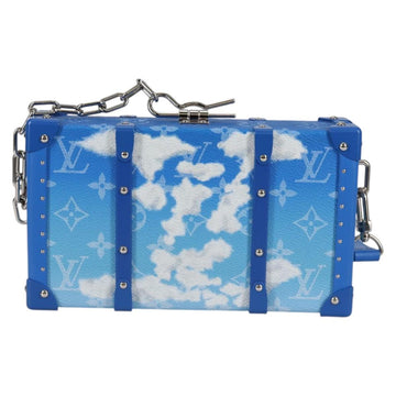 LOUIS VUITTON Monogram Clouds Trunk Clutch Blue White M20403 Auth 140899SM - 0