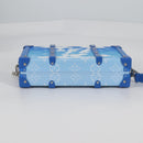 LOUIS VUITTON Monogram Clouds Trunk Clutch Blue White M20403 Auth 140899SM-7