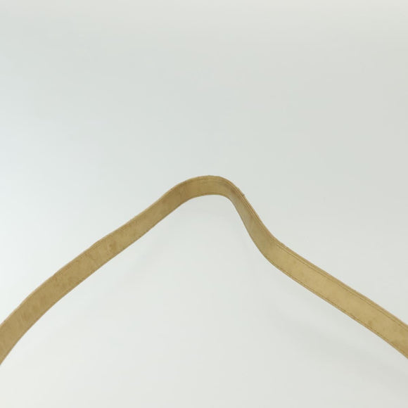 CHANEL Shoulder Bag Lamb Skin Gold CC Auth 140900