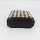 CHANEL Chain Phone Case Raffia Beige Gold CC Auth 140901SAM-6