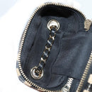 CHANEL Chain Phone Case Raffia Beige Gold CC Auth 140901M-19