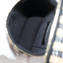 CHANEL Chain Phone Case Raffia Beige Gold CC Auth 140901M-21