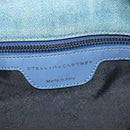 Stella MacCartney Chain Faravera Shoulder Bag Denim Light Blue Auth 140910-17