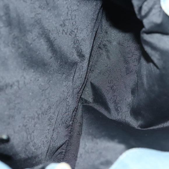 Stella MacCartney Chain Faravera Shoulder Bag Denim Light Blue Auth 140910