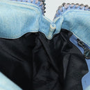 Stella MacCartney Chain Faravera Shoulder Bag Denim Light Blue Auth 140910-19