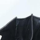 BALLY Hand Bag Leather 2way Black Gold Auth 140911-24