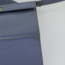 Salvatore Ferragamo Gancini Hand Bag Leather 2way Light Blue Gold Auth 140913-15