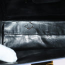 Salvatore Ferragamo Gancini Hand Bag Leather 2way Light Blue Gold Auth 140913-11