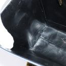 Salvatore Ferragamo Gancini Hand Bag Leather 2way Light Blue Gold Auth 140913-21