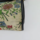 GUCCI flora Shoulder Bag Canvas Multicolor Gold 001 14 0712 Auth 140915-15