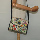 GUCCI flora Shoulder Bag Canvas Multicolor Gold 001 14 0712 Auth 140915-25