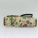 GUCCI flora Shoulder Bag Canvas Multicolor Gold 001 14 0712 Auth 140915-5