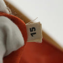 PRADA Shoulder Bag Leather Beige Silver Auth 140921-10