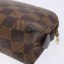 LOUIS VUITTON Damier Ebene Pochette Cosmetic PM Pouch N47516 LV Auth 140924-15