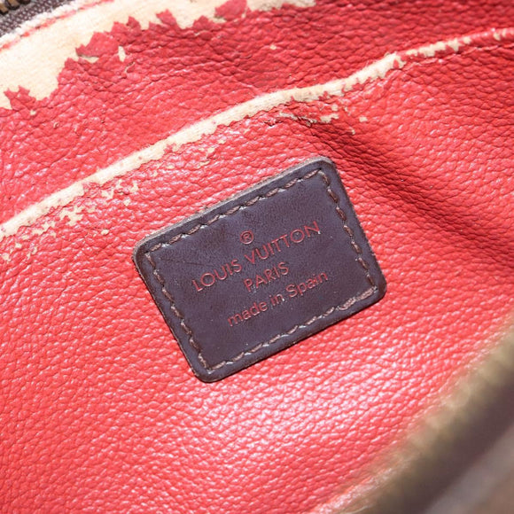 LOUIS VUITTON Damier Ebene Pochette Cosmetic PM Pouch N47516 LV Auth 140924