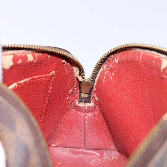 LOUIS VUITTON Damier Ebene Pochette Cosmetic PM Pouch N47516 LV Auth 140924