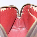 LOUIS VUITTON Damier Ebene Pochette Cosmetic PM Pouch N47516 LV Auth 140924-19