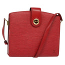 LOUIS VUITTON Epi Capuchin Shoulder Bag Red M52347 LV Auth 140925-1