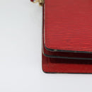 LOUIS VUITTON Epi Capuchin Shoulder Bag Red M52347 LV Auth 140925-10