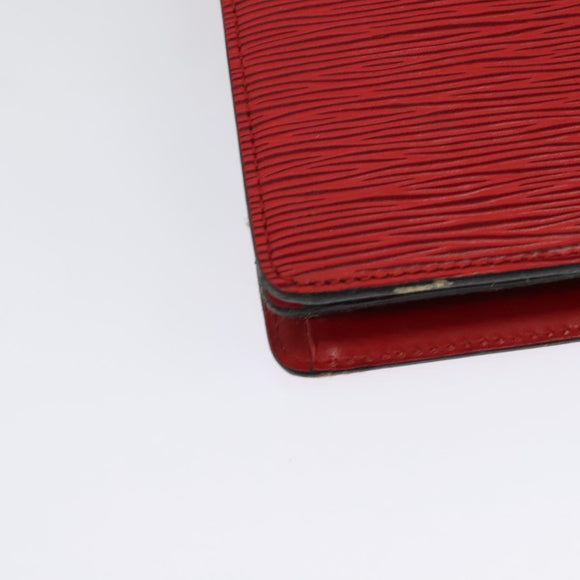 LOUIS VUITTON Epi Capuchin Shoulder Bag Red M52347 LV Auth 140925